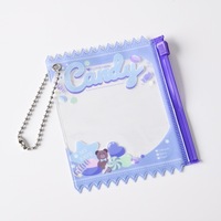 Sac à bonbons créatif imprimé anime pour événements Kpop, sac à bonbons, pendentif shaker, pochette zippée imprimée anime, porte-clés en acrylique