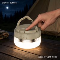 Lampe de camping LED, autonomie ultra-longue, super lumineuse, mini lampe de tente, rechargeable, pour l'extérieur