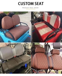 Voiturette de golf classique personnalisée HKBG 1-2 places 48V 5000W, vitesse 30-50 km/h, phares LED, certifiée GCC/DOT/CE/EEC - Product Image 6