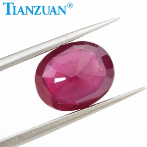 Hình Dạng Hình Bầu Dục Tự Nhiên Cắt Tự Nhiên Màu Đỏ <span class=keywords><strong>Ruby</strong></span> Lỏng Đá Quý <span class=keywords><strong>Ruby</strong></span> Đá - Product Image 2