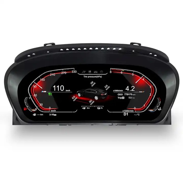 Original Digital LCD Instrument Panel for BMW 5 Series E60 E61 2003-2009 CCC CIC Cluster Speedometer