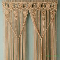 Meilleur prix, rideau de porte en macramé de grande taille, style moderne, tissu 100% coton, personnalisable, décoration d'intérieur pour anniversaire, export Vietnam