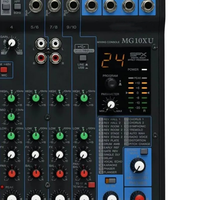 Console de mixage audio professionnelle MG12XU, 12 canaux, mixeur DJ professionnel pour système de sonorisation de scène avec Blender-MG16X