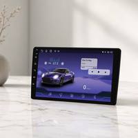 Reproductor de DVD Universal para Auto Android, Carplay Inalámbrico, Navegación GPS, Wifi, Bluetooth, Pantalla Táctil, Estéreo OEM, Doble DIN