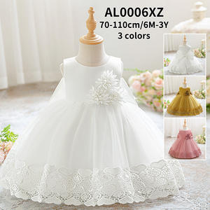 MQATZ Elegante Mädchenkleider für 3 bis 10 Jahre, Kinder Party Mädchen Prinzessin Kleider, Blumenkleider Ballkleid AL0006 - Product Image 3