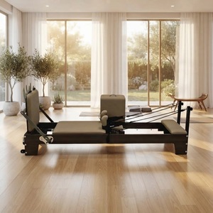 High-grade Customized Black Walnut Wood Adjustable Multifunction Reformer-Portable Home Fitness Equipment for <b>Body</b> HWD-WM0012 Ad - Product Image 1