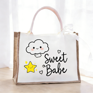 Sac fourre-tout réutilisable en toile <span class=keywords><strong>de</strong></span> jute recyclée pour courses, sac en jute pour bouteilles <span class=keywords><strong>de</strong></span> vin, sacs séparés pour bouteilles, cadeaux publicitaires pour événements d'entreprise - Product Image 2