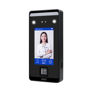 Fingerprint Facial Recognition Access Control 4.5 Inch Touchscreen Door Lock With Time Attendance For Office And Residence - Product Image 5