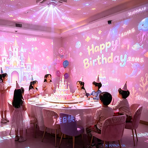 Sistema de Proyección Personalizado para Cumpleaños Infantiles con Fotos, Nombres y Animaciones para Salas de Fiesta, Hoteles y Centros Familiares - Product Image 2