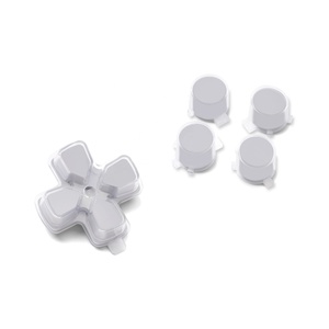 Botones de Acción D-pad Personalizados en Dos Tonos, Gris New Hope y Transparente, Repuesto sin Impresión de Letras para el Control de PS5 - Product Image 4