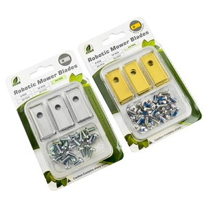 Lames de rechange pour tondeuse à gazon robotisée, lames de tondeuse à gazon revêtues de titane pour Worx Landroid - Product Image 5