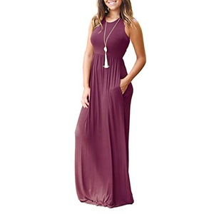 Nuevo Vestido Maxi de Verano para Mujer Elegante y Ajustado con Estampado Floral Sexy Personalizado de <span class=keywords><strong>Material</strong></span> Tejido Transpirable para Ocasiones Casuales o de Gala - Product Image 3
