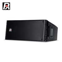 Enceinte Line Array Audio HDL20A Stéréo Active Double 10 Pouces 1000W 8ohm Connecteurs Carrés en Plastique Réponse en Fréquence 53Hz-19KHz