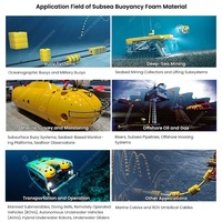 Bouées en mousse synthétique sous-marine personnalisées, blocs de mousse flottante, flotteurs de câbles ROV