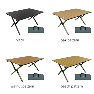 Vente directe d'usine rouleau d'oeufs Portable pliable en acier au carbone Camping en plein air voyage pique-nique Barbecue Table de bureau - Product Image 2