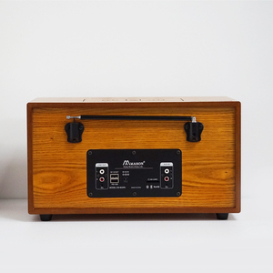 梅森DS-8020N MP3播放器木制复古便携式家用调频收音机，带蓝牙USB无线充电 - Product Image 4