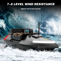 Bateau de pêche Flytec V020 Beidou avec sonar GPS, télécommande 500M, vitesse fixe, 40 points, triple compartiment, réservoir 2KG