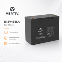 Batterie Reston Vertiv Emerson haute performance pour onduleur U12V465LA, batterie pour salle informatique 12V135AH, batterie au plomb sans entretien