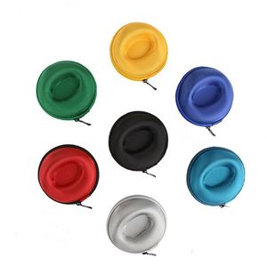 Boîtes de rangement pour montres en EVA portables rigides avec fermeture éclair en fibre de carbone OEM personnalisées - Product Image 4
