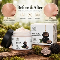 Crème Visage Revitalisante à la Niacinamide et à la Truffe Noire Fermentée, Hydratante, Antioxydante, Éclat Boostant, Raffermissante, Renouvellement de la Peau