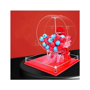 <span class=keywords><strong>Macchina</strong></span> per Lotteria a Gravità con 60 Palline da Ping Pong da 4cm di Diametro per Estrazioni Rapide - Product Image 3