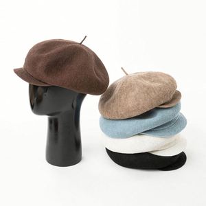 Nouvelle Collection Printemps-Été 2025 – Chapeau de Soleil Tricoté Respirant pour Femme, Casquette Gavroche en Lin, Béret - Product Image 1