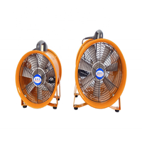 Ventilateur industriel portable à flux axial de 8 "200mm avec logo personnalisé pour ventilateur d'extraction d'air