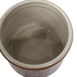 Custom Keuken Classic Vintage Glanzend Bruin Keramische Franse Beurre Houder Container Keeper Schotel Porseleinen Klokvorm Boter <span class=keywords><strong>Crock</strong></span> - Product Image 5