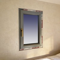 Ventanas Abatibles de Aluminio con Rotura de Puente Térmico, Modelo 2026, Modernas, Resistentes al Calor, con Certificación Energy Star, para Dormitorio y Baño