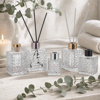 Nouveau style, flacon d'aromathérapie de 50 ml, 100 ml, 200 ml, diffuseur de parfum, flacon en verre, boîte personnalisée