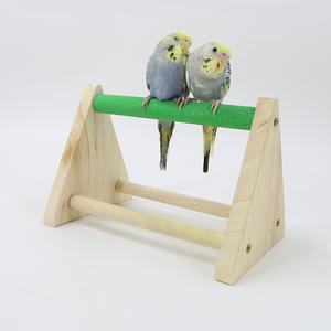 Posatoio Portatile per Uccelli con Bastone in Legno Rivestito di Sabbia di Quarzo, Comodo per Affilare le Artigli, Supporto in Legno per Pappagalli - Product Image 6