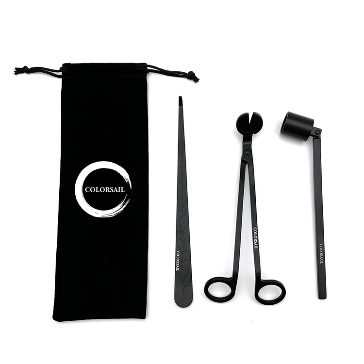 Черный, золотой, серебряный, розовое золото, фитиль для свечей, триммер, табачный поднос, набор инструментов для свечей