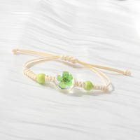 Bracelet à breloques en forme de fleur de cerisier et de dentelle ciel étoilé, vintage, plaqué argent, avec cristaux et strass, unisexe HS-000119