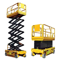Plateforme élévatrice mobile WEMAX à ciseaux, plateforme de travail en hauteur électrique, acier, capacité 100 kg, élévateur à ciseaux pour personne