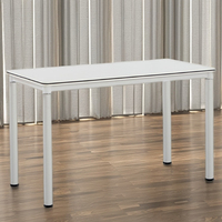 Table d'étude moderne en métal de luxe personnalisable mobilier modulaire bureau pliable en bois et acier inoxydable bureau à domicile