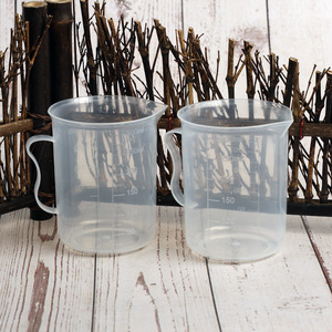 ถ้วยตวงพลาสติกขนาด 250 มล., ถ้วยตวงสำหรับทำขนม DIY, ถ้วยตวงใส PP พร้อมขีดบอกปริมาตร, ถ้วยตวงแบบหนาขนาด 300 มล. - Product Image 1