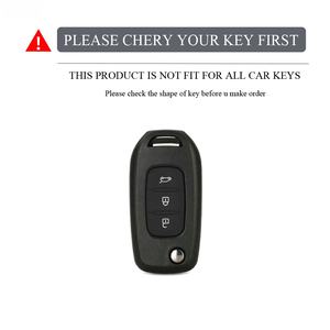 Kuvi pour Renault <span class=keywords><strong>Kadjar</strong></span> Captur Megane Sandero Stepway Logan Clio 5 <span class=keywords><strong>Arkana</strong></span> 2020 2021 TPU Car Flip Key Case Cover Key Protector - Product Image 2