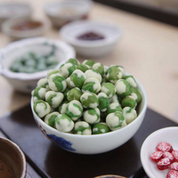 Pois wasabi de style japonais populaires en blanc et vert de qualité supérieure Pisum Sativum