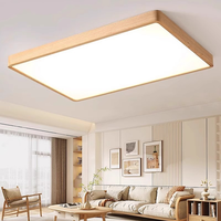 Lámpara de Techo Moderna Japonesa Simple de Acrílico con Diseño de Tronco de Madera, LED, para Hogar, Oficina, Dormitorio, Paquete de Iluminación para Toda la Casa 2024