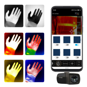 กล้องถ่ายภาพความร้อนอินฟราเรดดิจิตอล AI สำหรับโทรศัพท์มือถือ HT-101 รองรับการบันทึกวิดีโอและภาพถ่ายสำหรับ Android Type-C HT-101 Th - Product Image 3