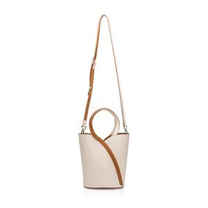 Sac seau élégant en cuir avec cordon de serrage pour femme, sac bandoulière de haute qualité, sac à main personnalisé pour femme - Product Image 2