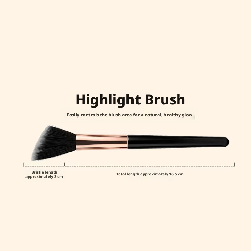 Light luxury black gold-highlight brush