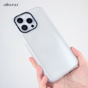 Coques de téléphone transparentes personnalisées en TPU vierge pour impression UV, coque de téléphone transparente mate en époxy 3D pour iPhone 16 15 14 13 Pro Max - Product Image 6