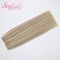 Nouvelles extensions capillaires Genius Weft à double trame 2026 – Qualité de luxe pour salon, couleur mèches, double tirage Genius Weft
