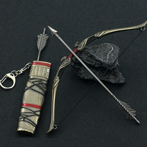 <span class=keywords><strong>God</strong></span> <span class=keywords><strong>of</strong></span> <span class=keywords><strong>War</strong></span> - Modelo de Juguete Metálico, Arco y Flecha de Atreus Aesir, 18 cm, 119 g, Aleación de Zinc, Llaveros, Nueva Edición - Product Image 5