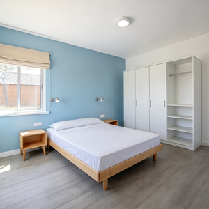 Plan de maison moderne sud-africaine 2 chambres avec salon, douche intérieure et toit caché design - Product Image 5