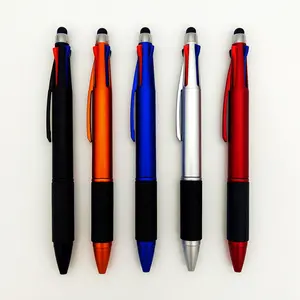 Stylus 4 renk tükenmez kalem bir 4 in 1 tablet renkli stylus kalem çok renkli 4 renk mürekkep tükenmez kalem