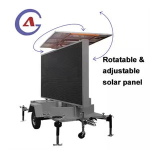 Solución de equipo portátil GUANGAN: Tablero de mensajes variable (VMS) LED programable con energía solar para control de tráfico en carreteras - Product Image 5