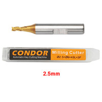 Sonde de coupe 1,0 mm 1,5 mm 2,0 mm 2,5 mm pour machine à découper les clés Xhorse CONDOR XC MINI Plus Dolphin XP-005 Dolphin XP-007 XC002