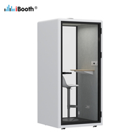 Cabine téléphonique insonorisée, cabine de confidentialité, cabine téléphonique de bureau, studio portable, pods de bureau, studio insonorisé pour le travail, pièce insonorisée
